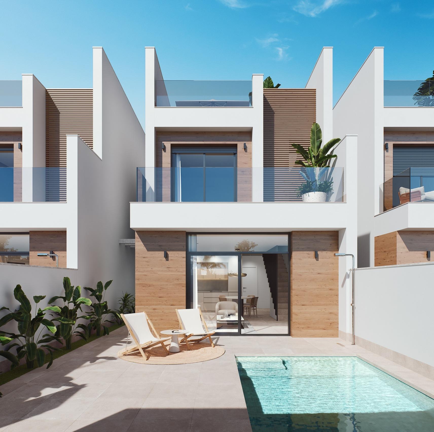 New Build - 3 Bedroom 2 Bathroom Villa in San Pedro del Pinatar - Los Antolinos  - Murcia