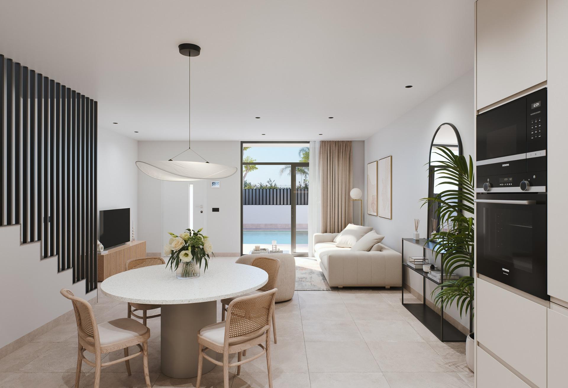 New Build - 3 Bedroom 2 Bathroom Villa in San Pedro del Pinatar - Los Antolinos  - Murcia