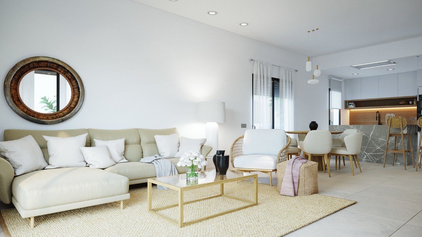 New Build - 3 Bedroom 2 Bathroom Villa in Baños y Mendigo - Altaona Golf  - Murcia