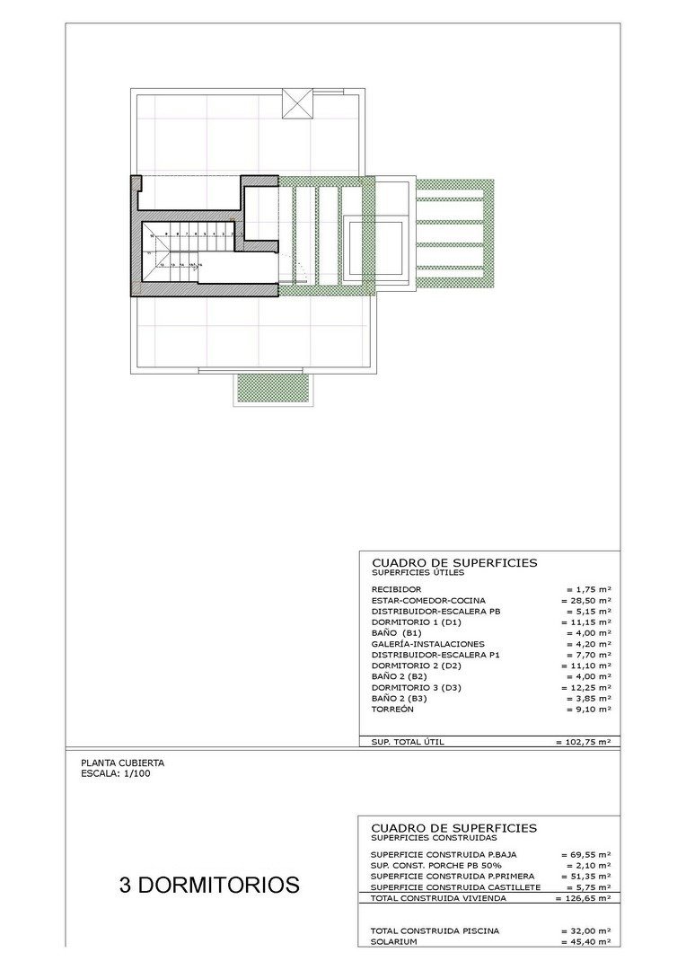 New Build - 3 Bedroom 2 Bathroom Villa in Cartagena - Playa Honda  - Murcia