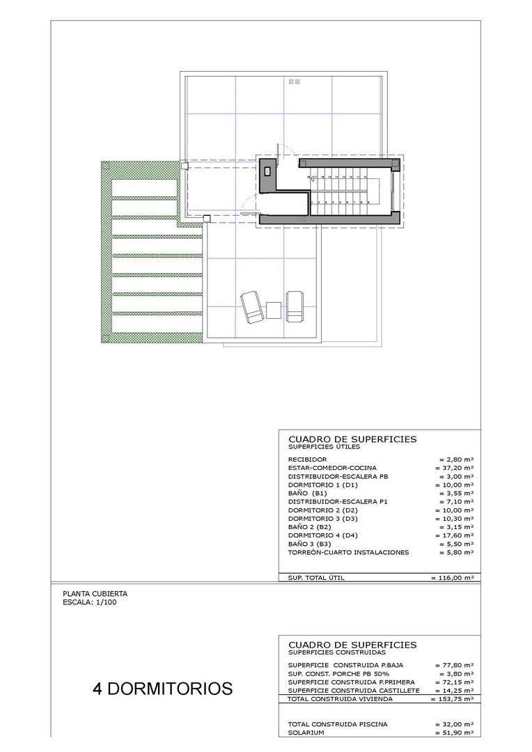 New Build - 4 Bedroom 3 Bathroom Villa in Cartagena - Playa Honda  - Murcia
