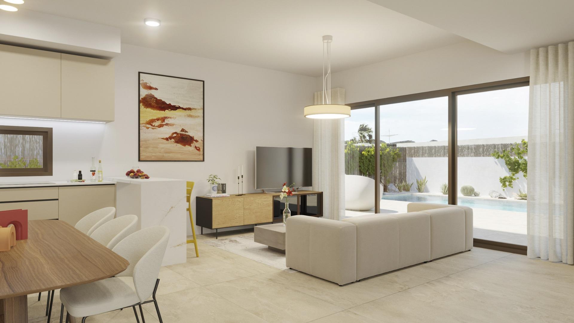 For sale - 3 Bedroom 2 Bathroom Villa in Algorfa - La Finca Golf  - Alicante