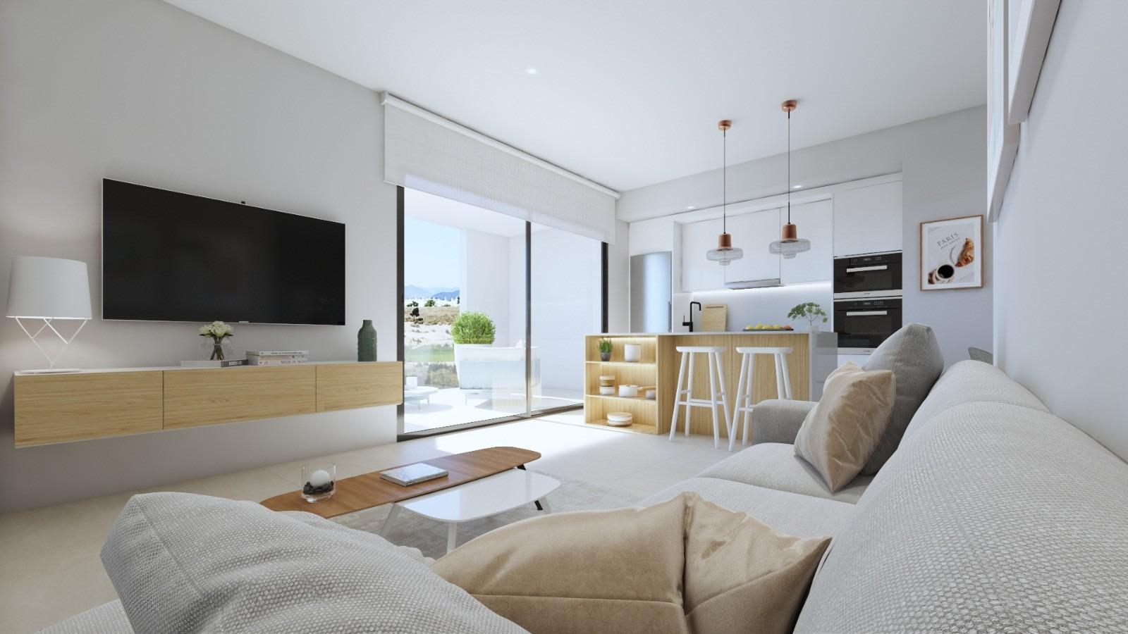 New Build - 2 Bedroom 2 Bathroom Apartment in Alhama De Murcia - Condado De Alhama Golf Resort  - Murcia