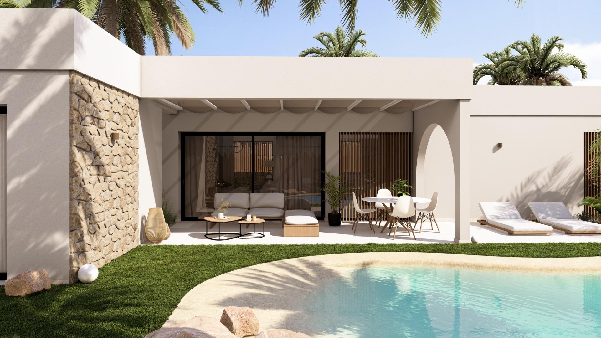 New Build - 2 Bedroom 2 Bathroom Villa in Baños y Mendigo - Altaona Golf  - Murcia