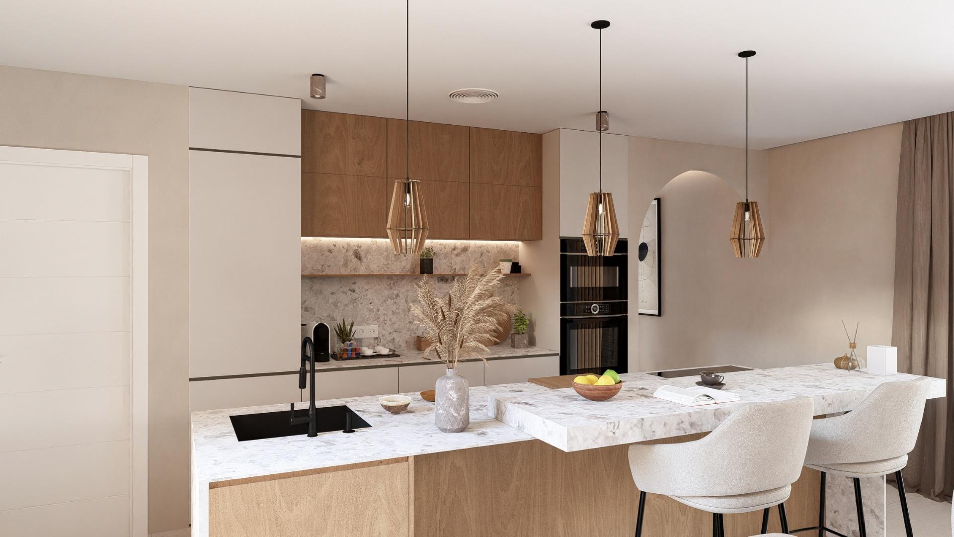 New Build - 2 Bedroom 2 Bathroom Villa in Baños y Mendigo - Altaona Golf  - Murcia