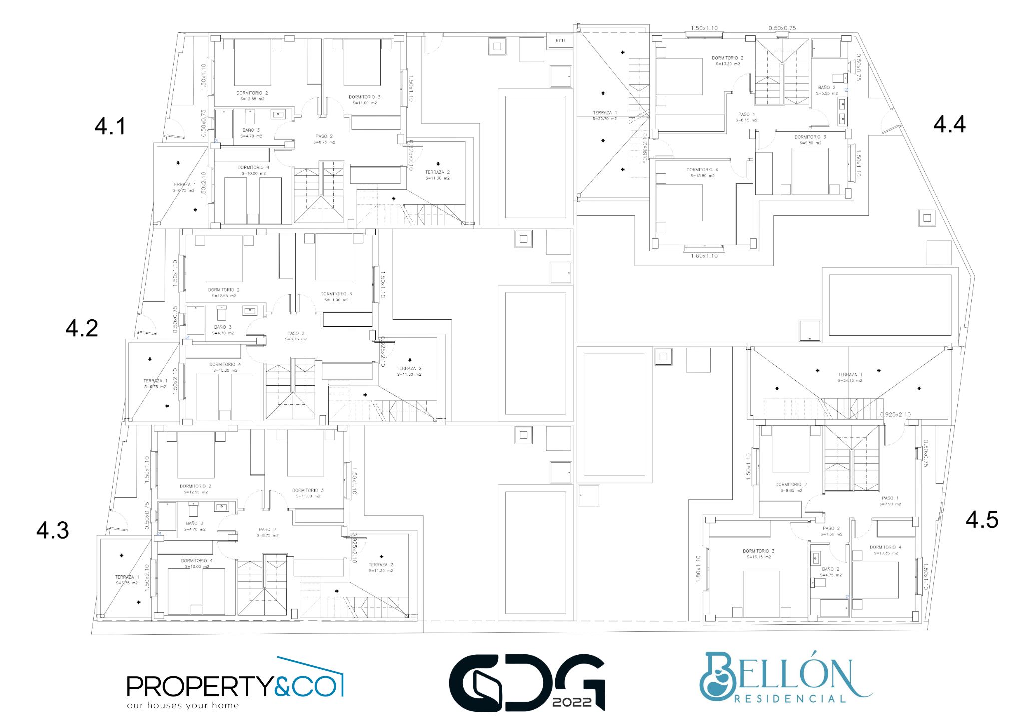 New Build - Key Ready - 4 Bedroom 3 Bathroom Key Ready Townhouse in Los Belones - Centro  - Murcia