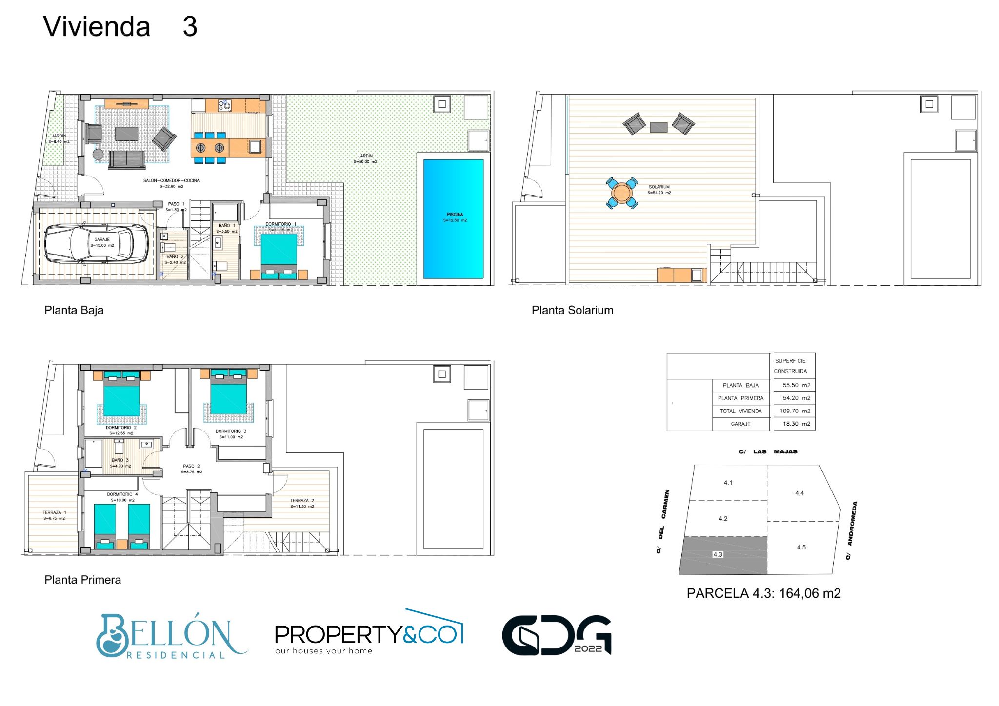 New Build - Key Ready - 4 Bedroom 3 Bathroom Key Ready Townhouse in Los Belones - Centro  - Murcia