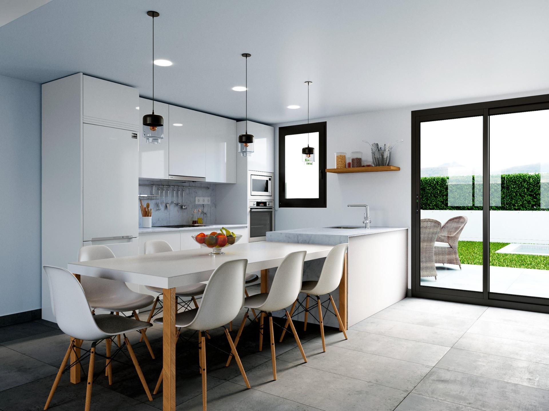 New Build - Key Ready - 4 Bedroom 3 Bathroom Key Ready Townhouse in Los Belones - Centro  - Murcia