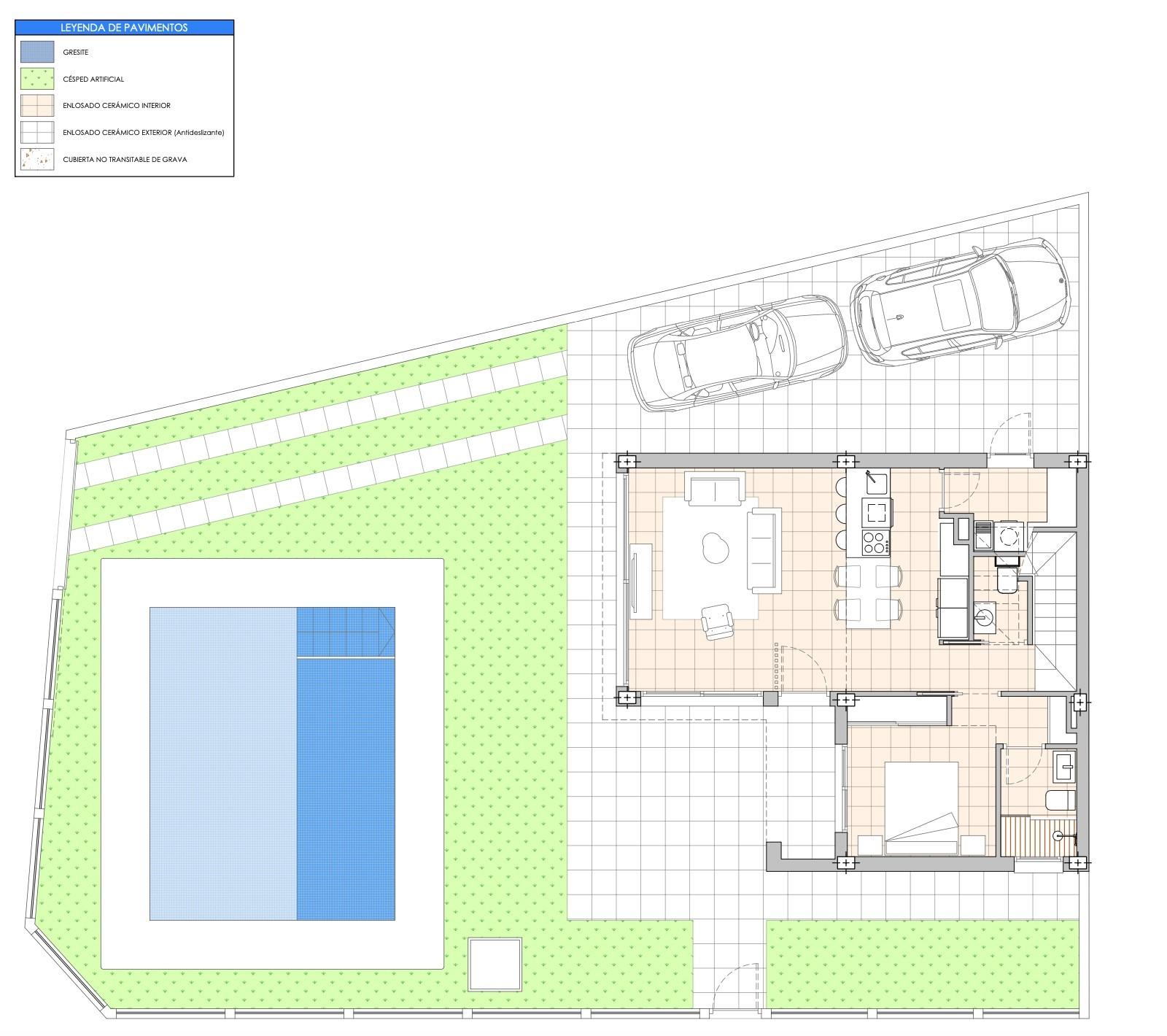 New Build - 3 Bedroom 3 Bathroom Villa in San Pedro del Pinatar - Los Plazas  - Murcia
