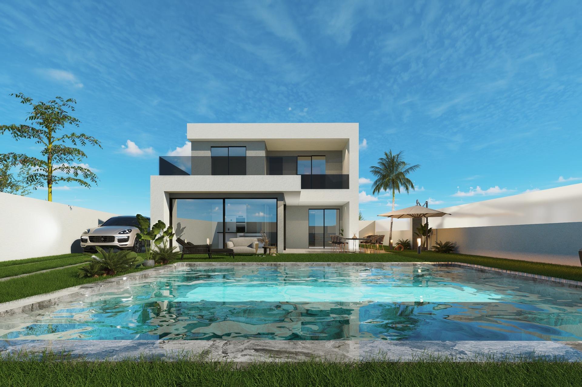 New Build - 3 Bedroom 3 Bathroom Villa in San Pedro del Pinatar - Los Plazas  - Murcia