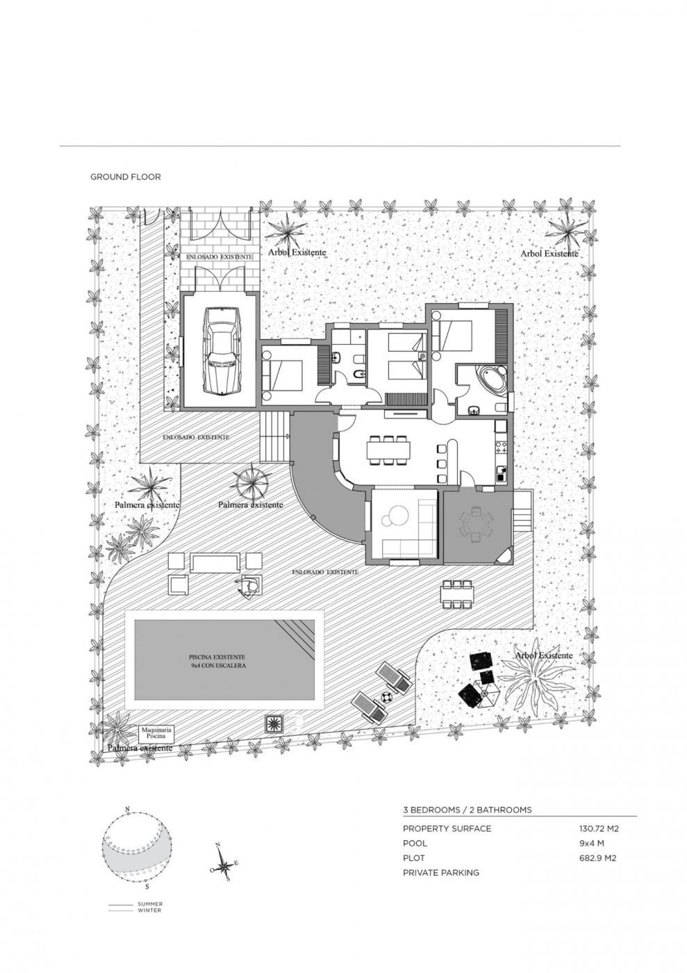 For sale - 3 Bedroom 2 Bathroom Villa in Rojales - Ciudad Quesada  - Alicante