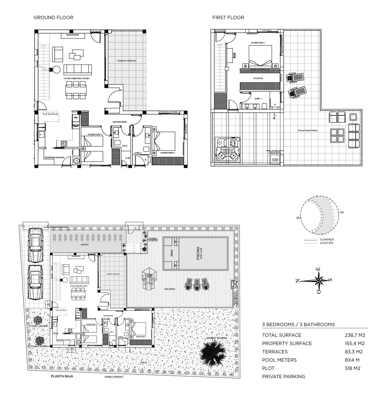 New Build - 3 Bedroom 3 Bathroom Villa in Ciudad Quesada - Rojales  - Alicante