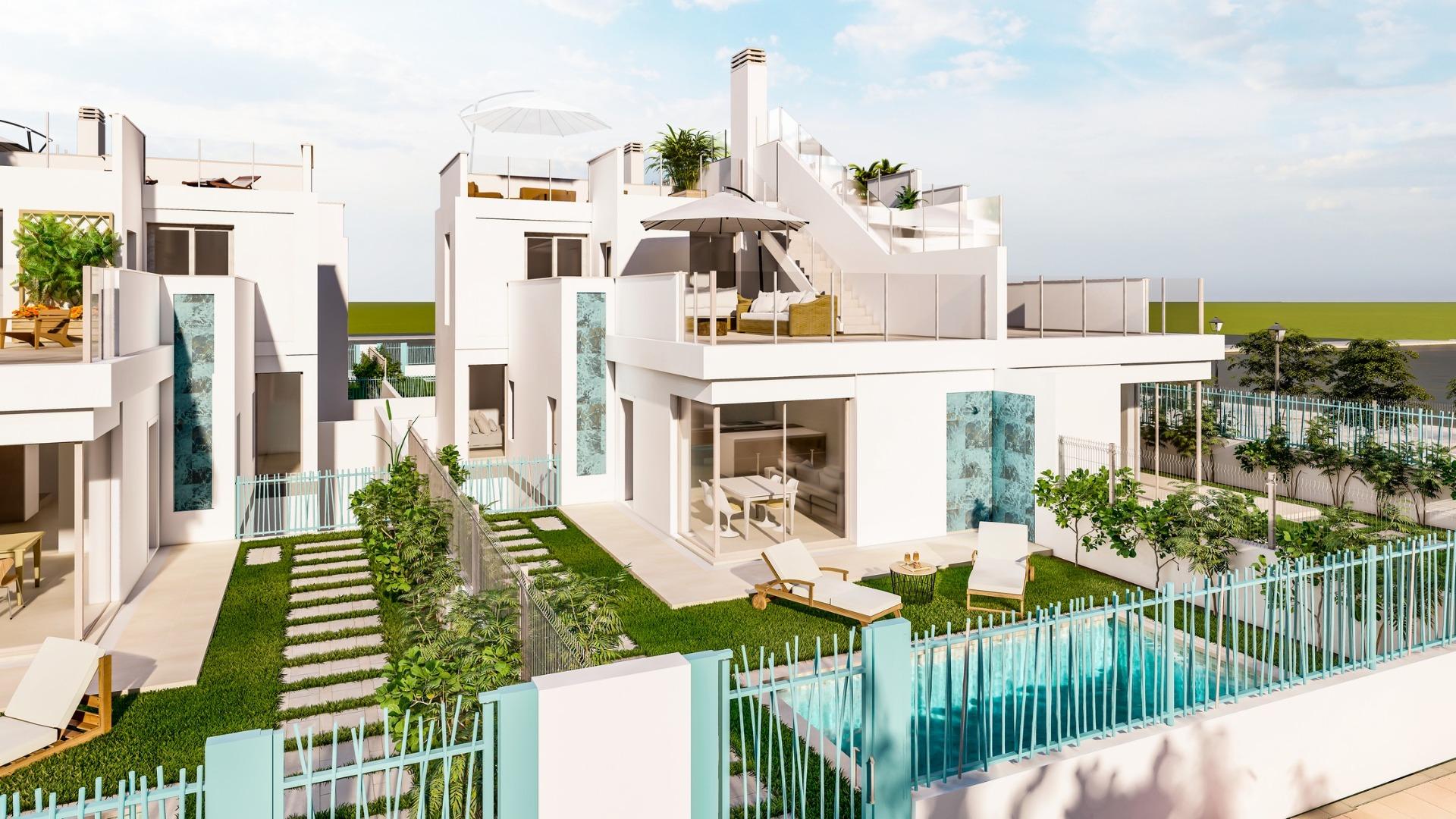 New Build - 3 Bedroom 3 Bathroom Villa in Los Alcazares - Torre del Rame  - Murcia
