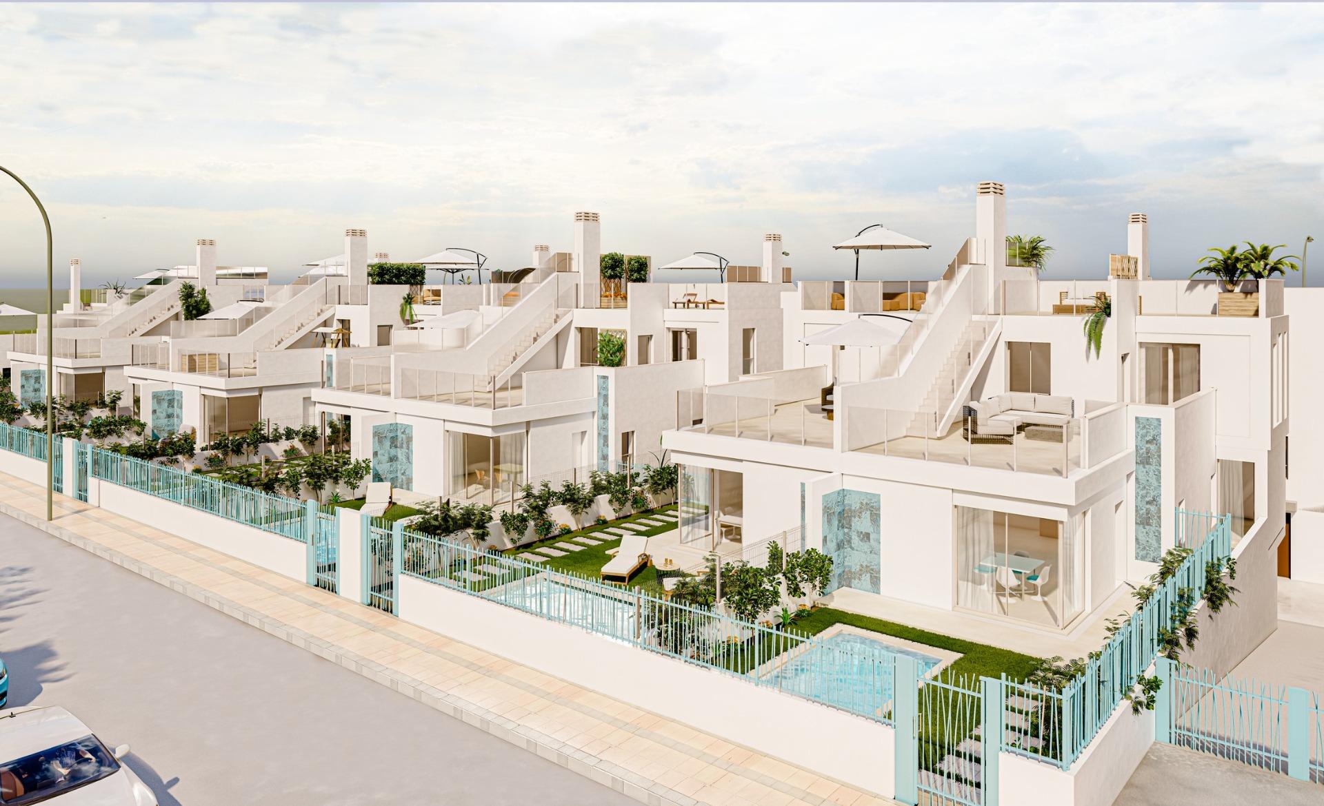 New Build - 3 Bedroom 3 Bathroom Villa in Los Alcazares - Torre del Rame  - Murcia