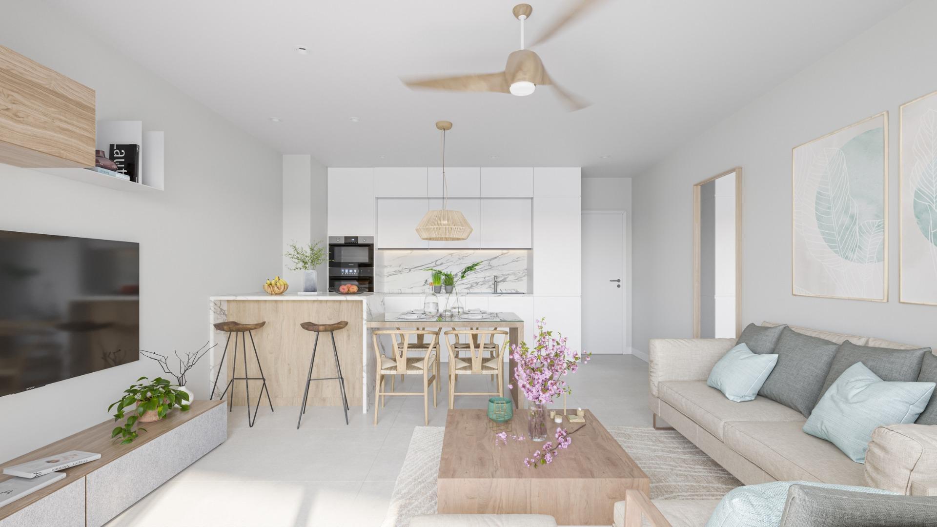 New Build - 3 Bedroom 2 Bathroom Apartment in San Pedro del Pinatar - Playa Villananitos  - Murcia