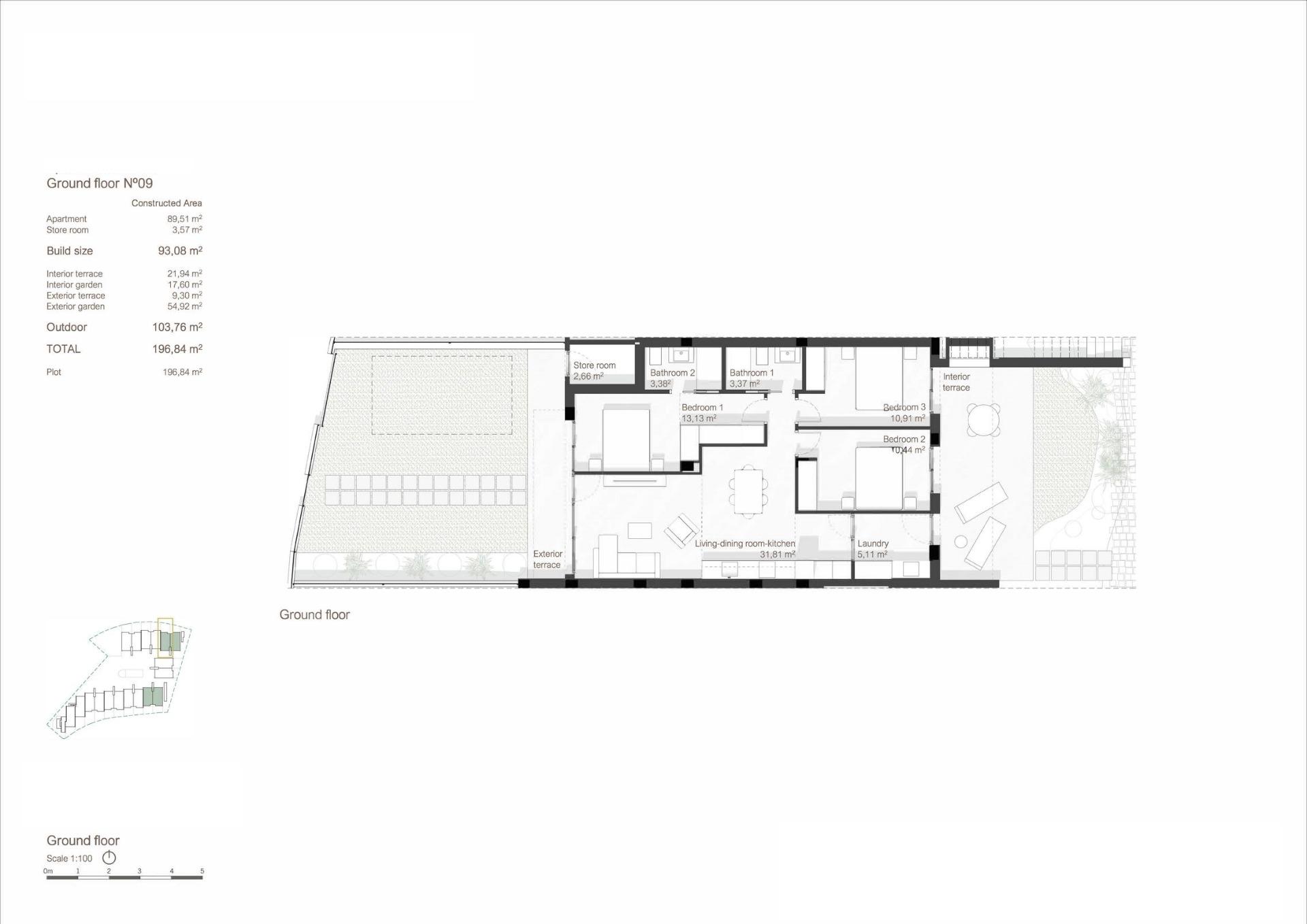 New Build - 3 Bedroom 2 Bathroom Bungalow in San Javier - Roda Golf  - Murcia
