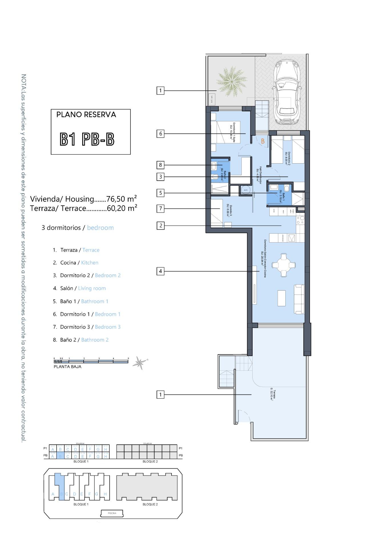 For sale - 3 Bedroom 2 Bathroom Bungalow in Dolores - Sector 3  - Alicante
