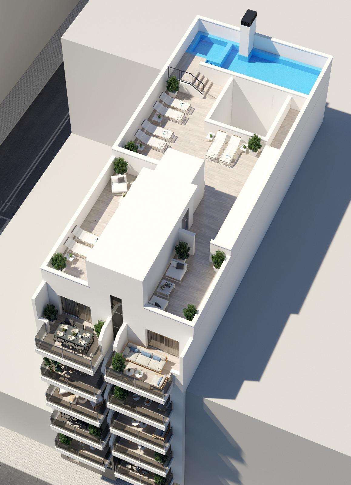 For sale - 3 Bedroom 2 Bathroom Apartment in Torrevieja - Playa de El Cura  - Alicante