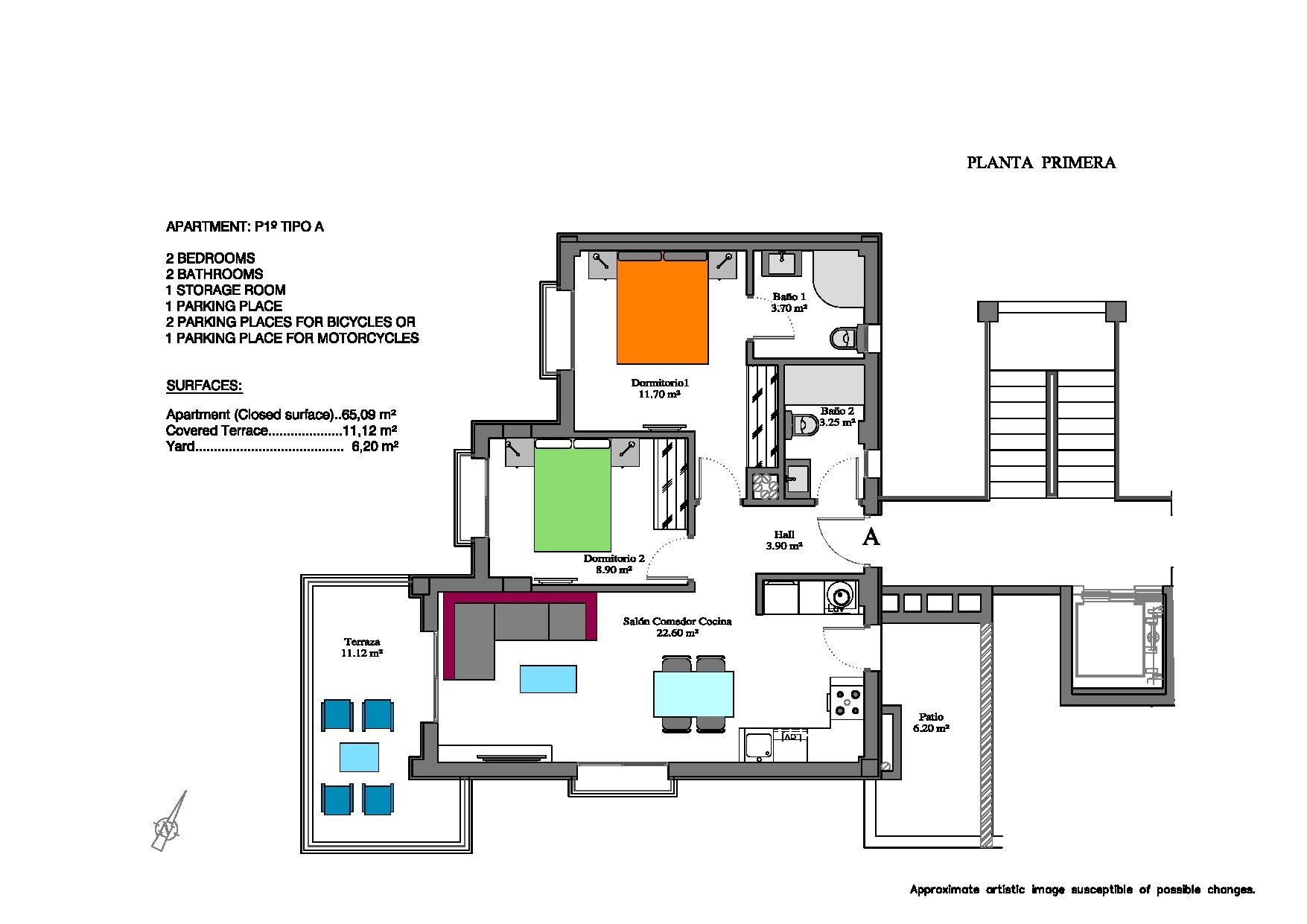 New Build - 2 Bedroom 2 Bathroom Apartment in Villamartin - Las Filipinas  - Alicante