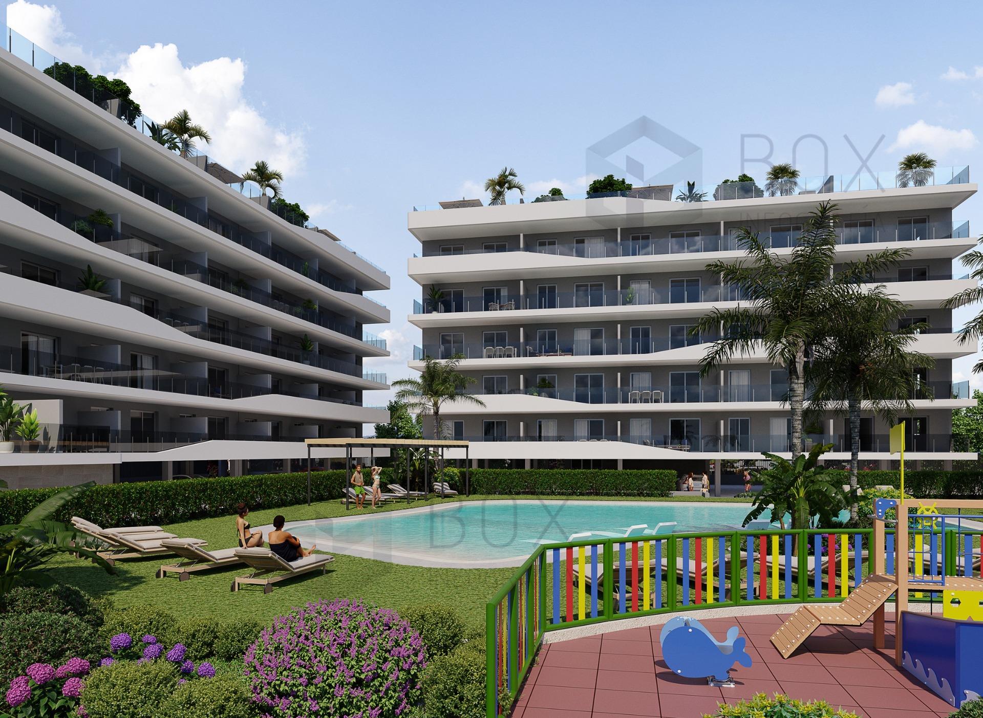 New Build - 2 Bedroom 2 Bathroom Penthouse in Santa Pola - Playa Tamarit  - Alicante