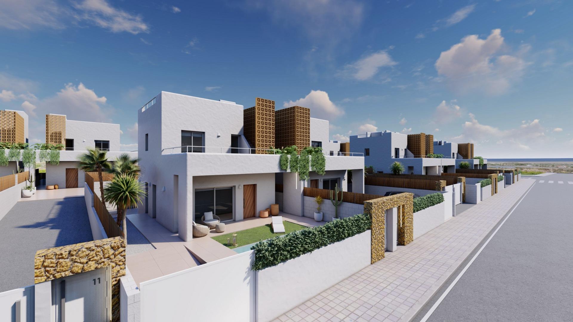 New Build - 3 Bedroom 3 Bathroom Villa in Pilar de La Horadada - Polideportivo  - Alicante