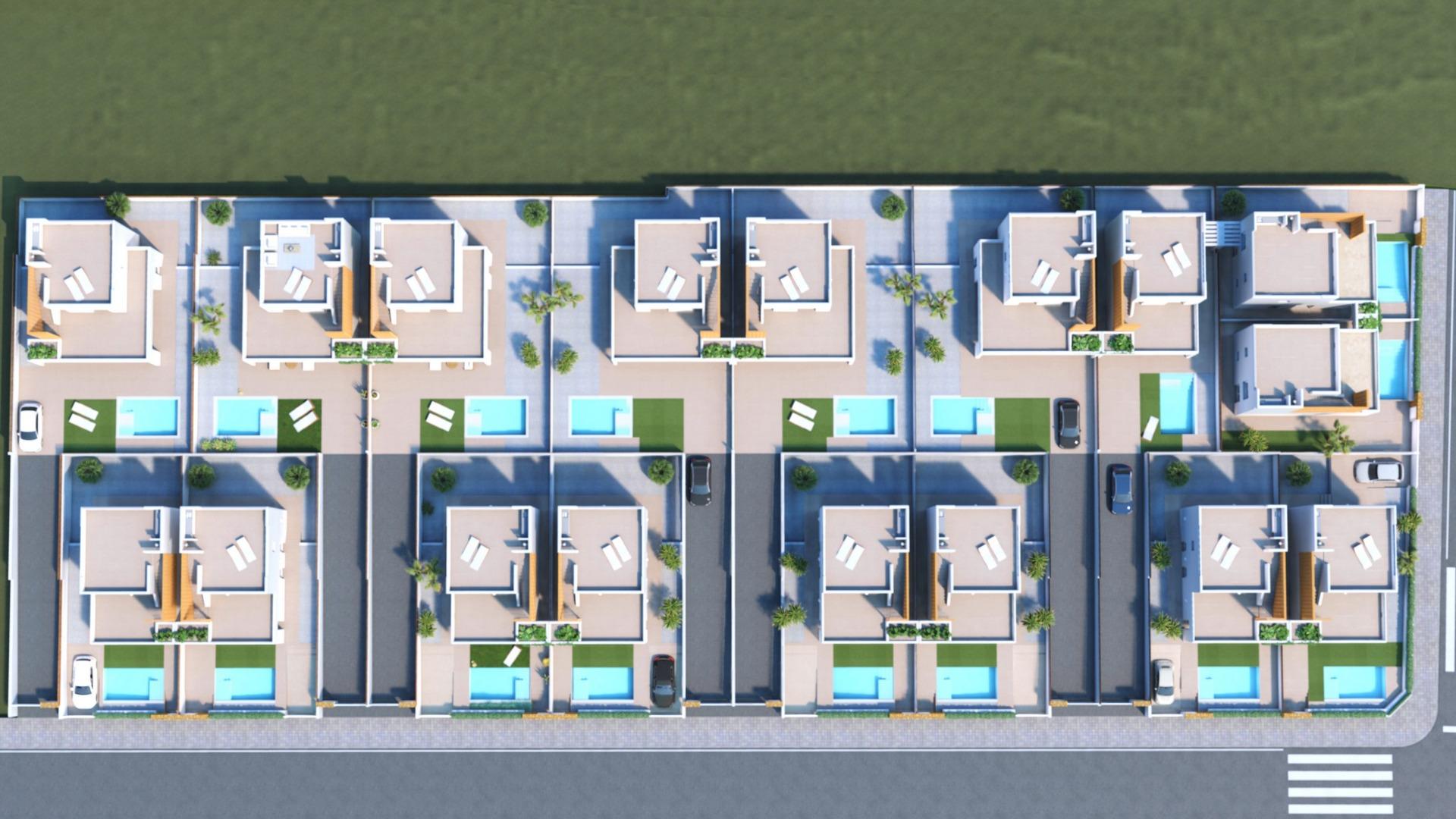 New Build - 3 Bedroom 3 Bathroom Villa in Pilar de La Horadada - Polideportivo  - Alicante