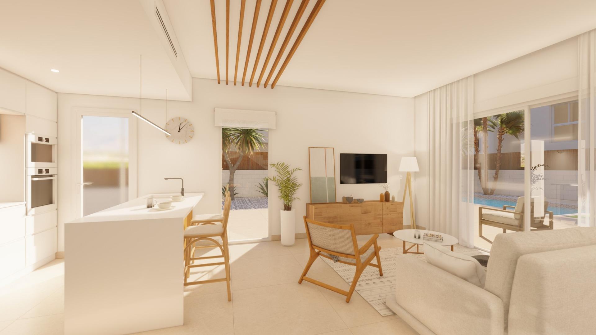 New Build - 3 Bedroom 3 Bathroom Villa in Pilar de La Horadada - Polideportivo  - Alicante