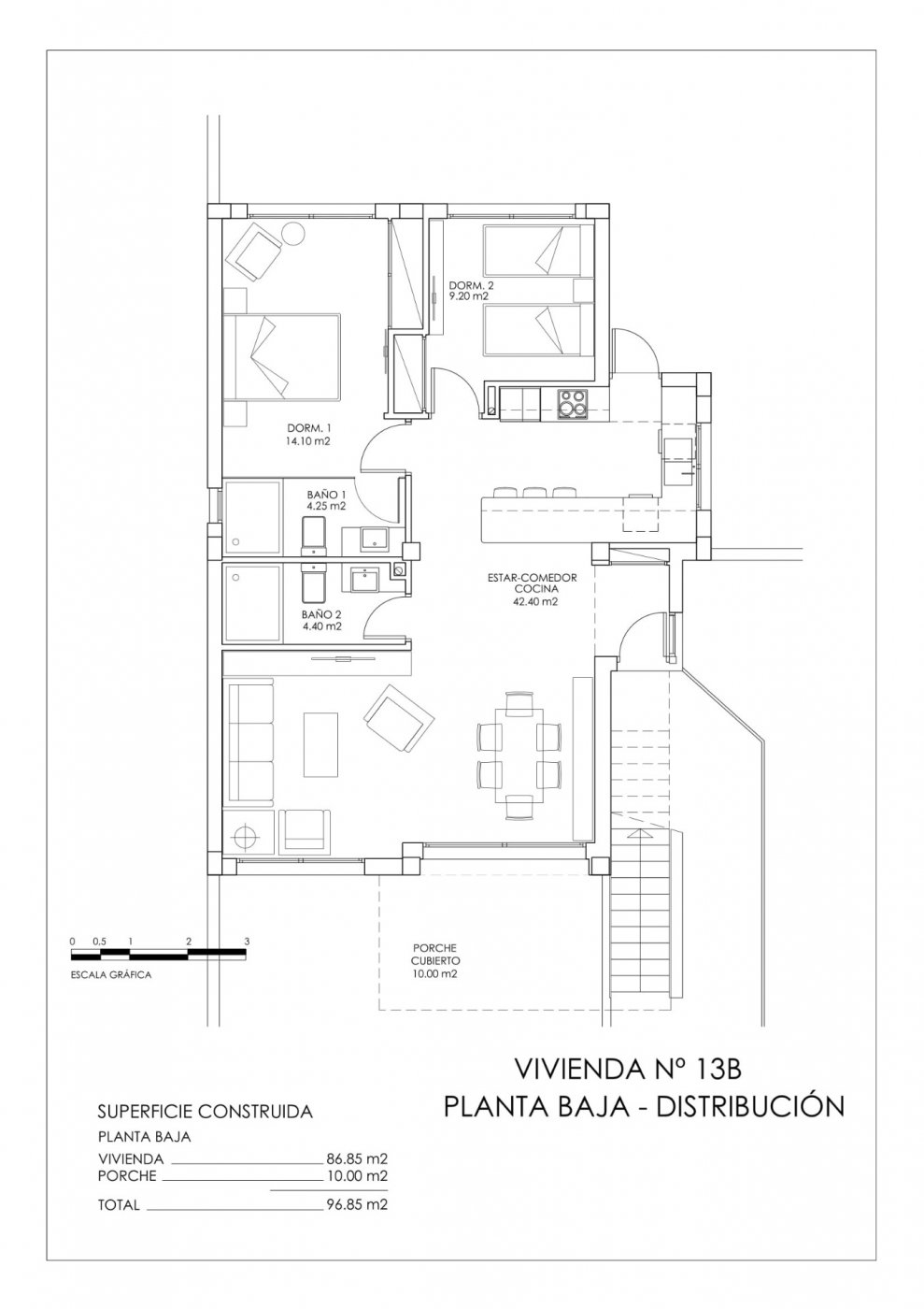 New Build - 2 Bedroom 2 Bathroom Bungalow in San Miguel de Salinas - VistaBella Golf  - Alicante
