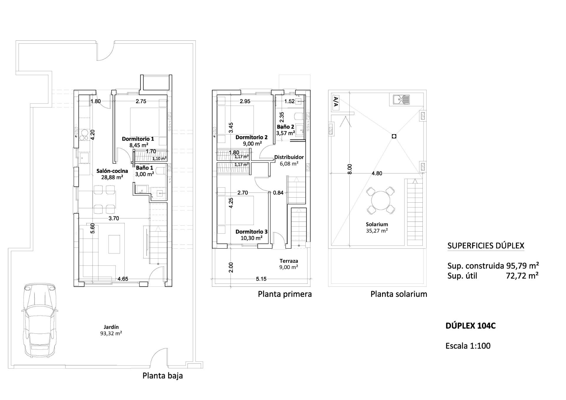 For sale - 3 Bedroom 2 Bathroom Villa in Pilar de La Horadada - Torre De La Horadada  - Alicante