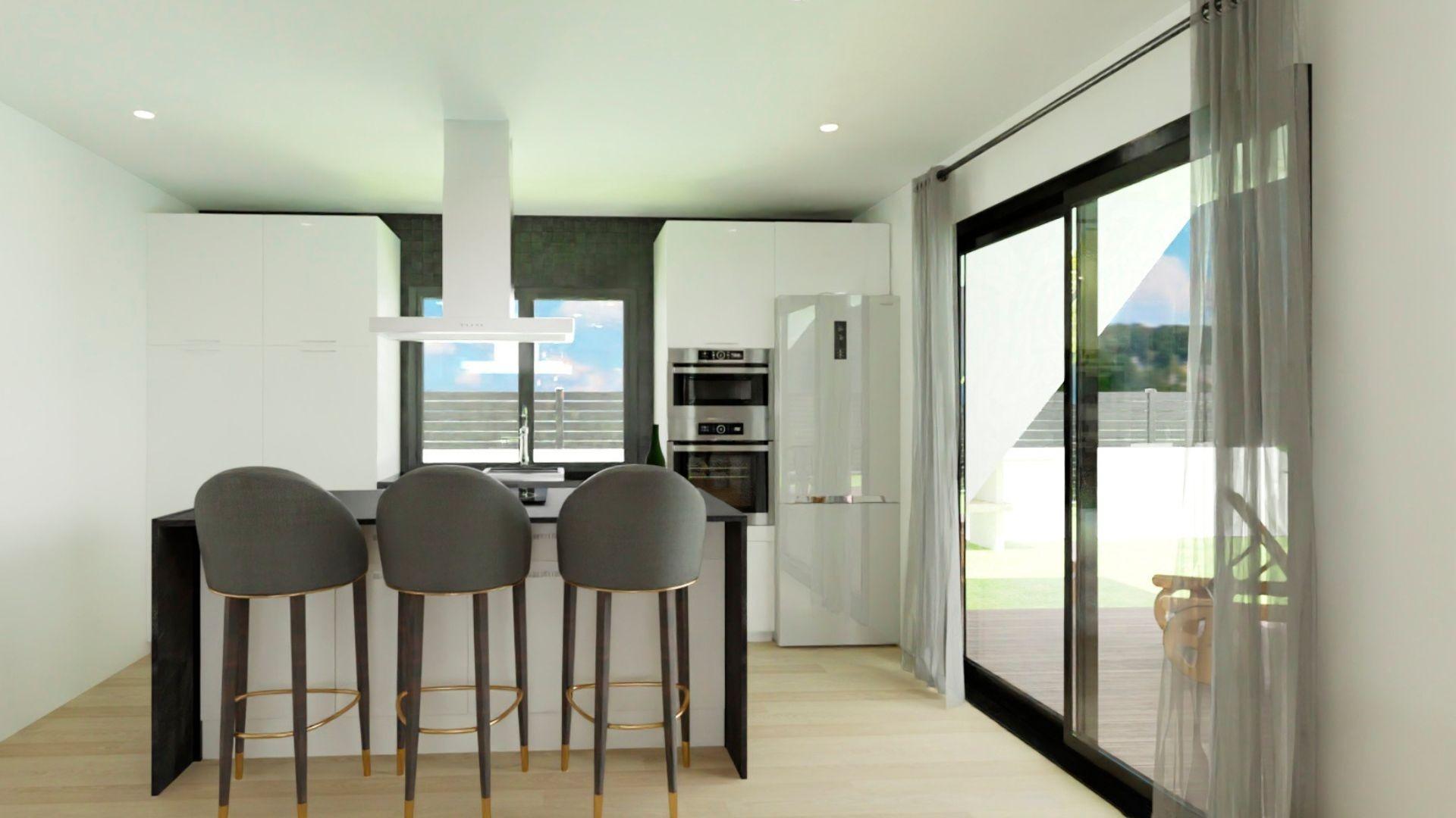 New Build - 3 Bedroom 2 Bathroom Villa in Hondón de las Nieves - Urbaniz La Montañosa  - Alicante