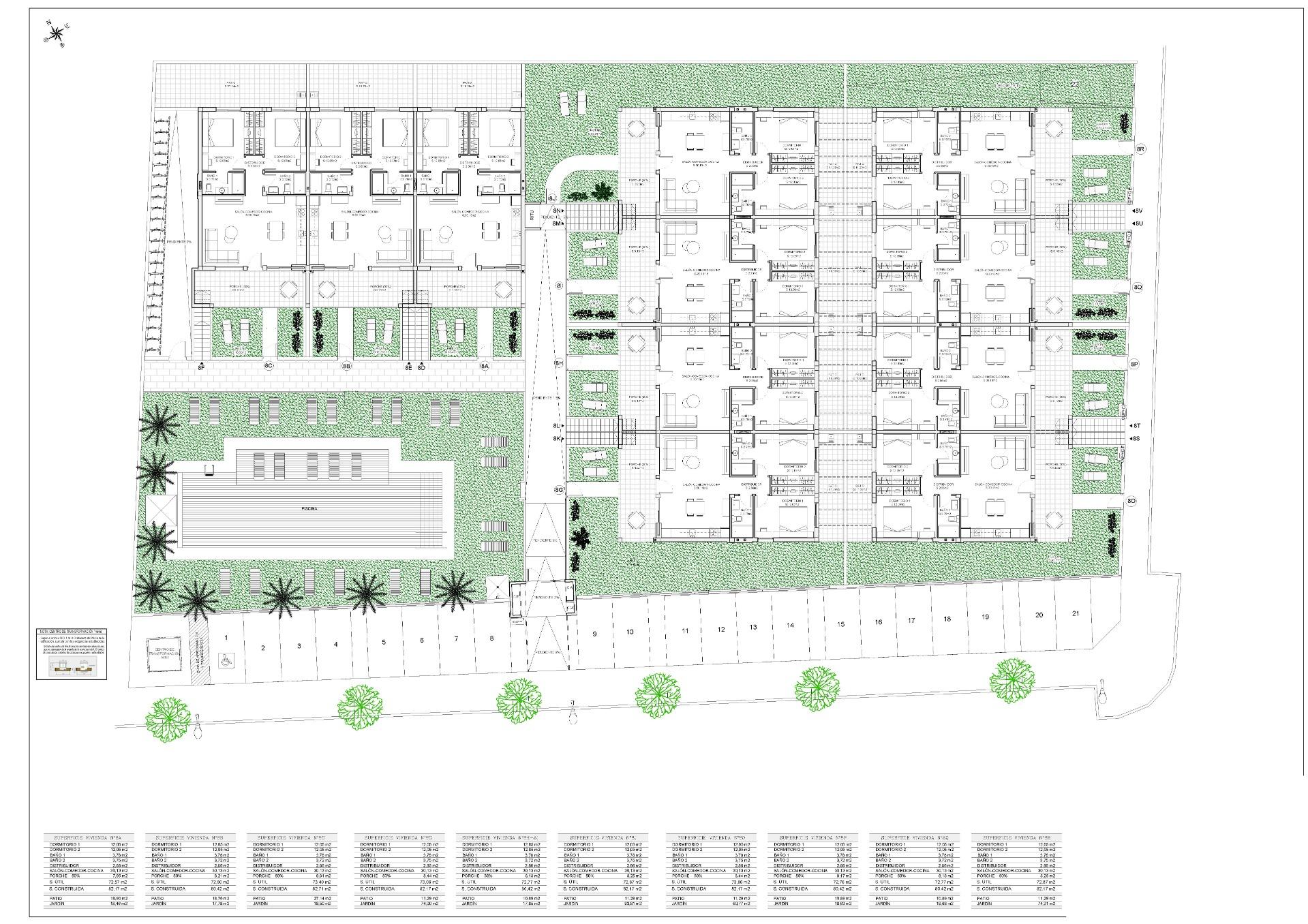 New Build - 2 Bedroom 2 Bathroom Bungalow in Pilar de La Horadada - pueblo  - Alicante