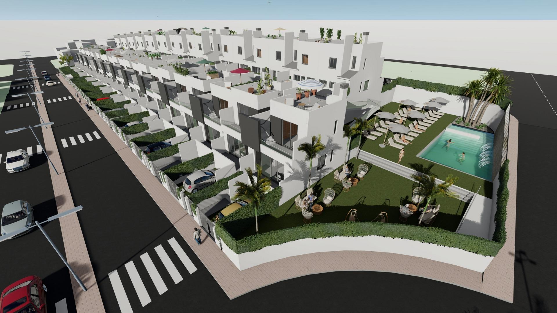 New Build - 2 Bedroom 2 Bathroom Town House in Cox - San Fernando  - Alicante