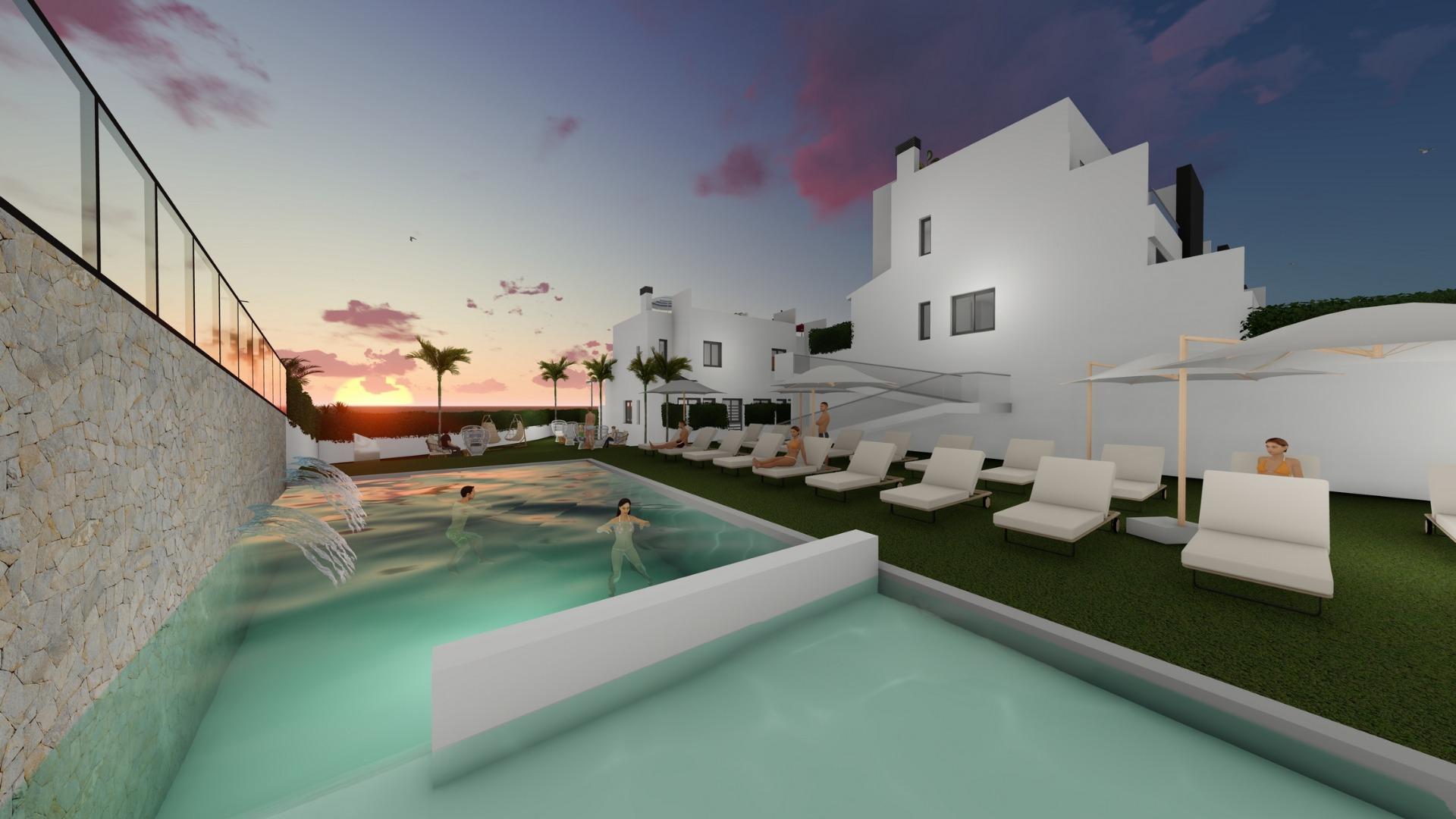 New Build - 2 Bedroom 2 Bathroom Town House in Cox - San Fernando  - Alicante