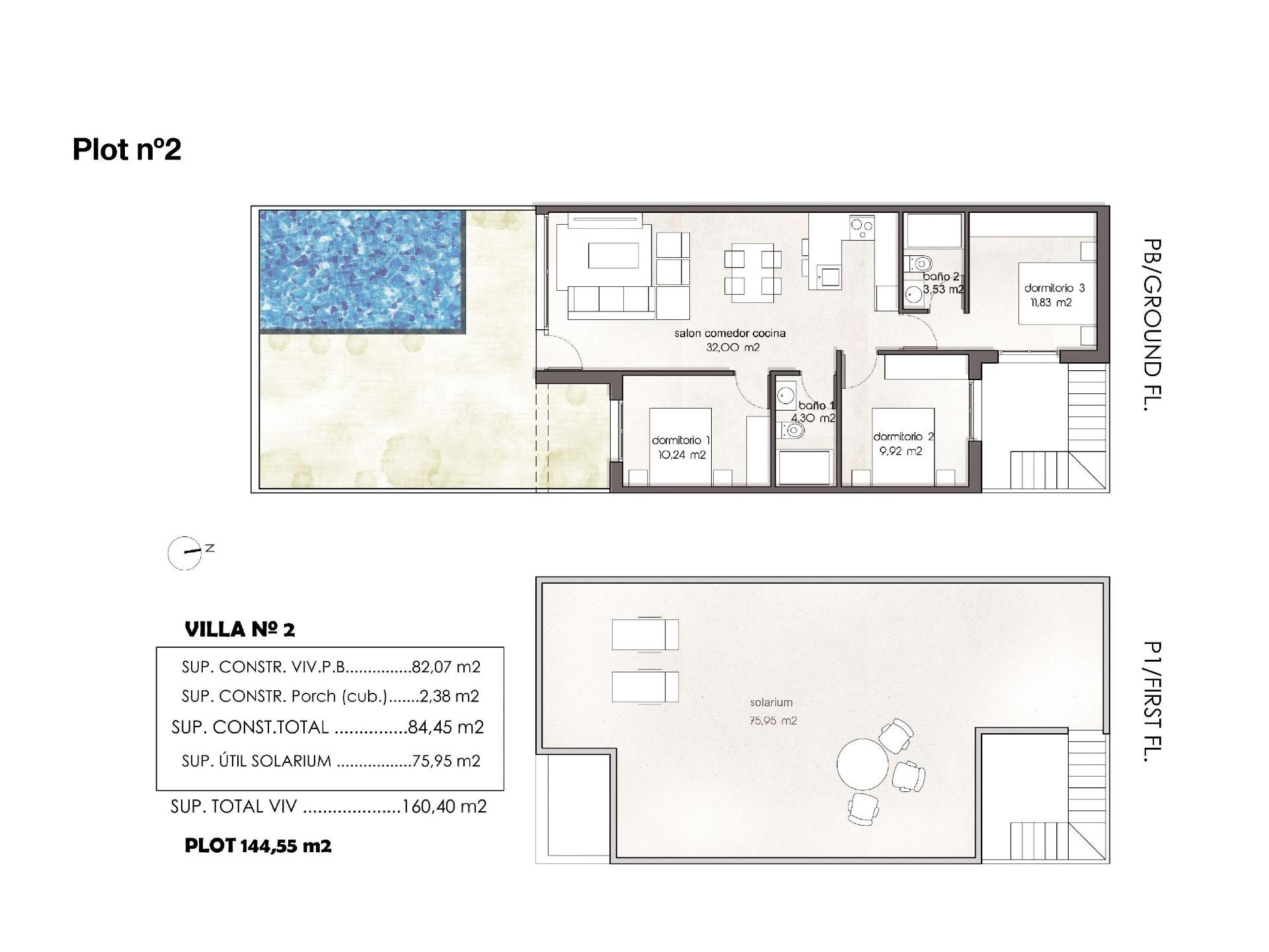 For sale - 3 Bedroom 2 Bathroom Town House in Pilar de La Horadada - Pilar De La Horadada  - Alicante