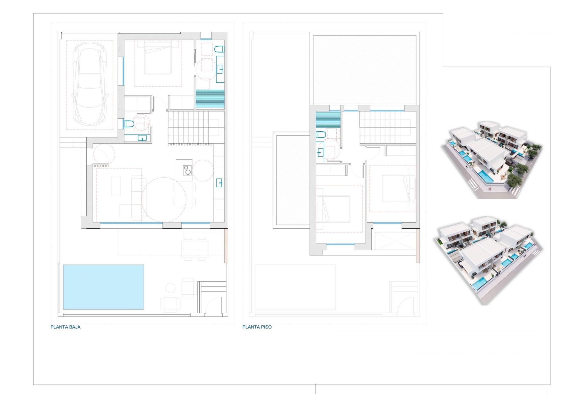 New Build - 3 Bedroom 3 Bathroom Villa in Dolores - urbanizacion  - Alicante