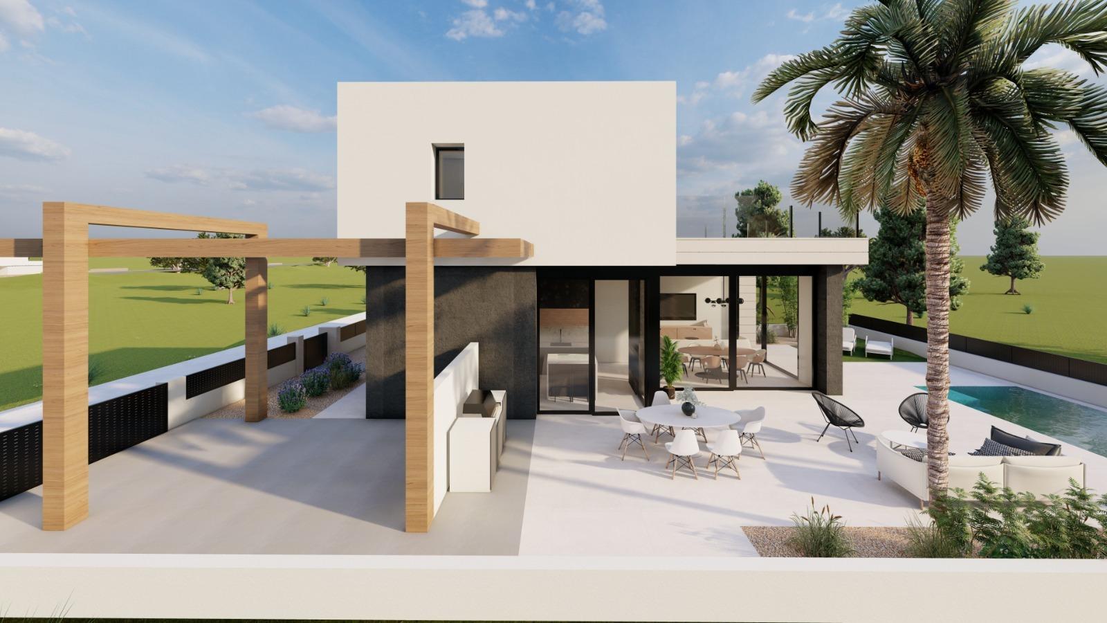 New Build - 3 Bedroom 2 Bathroom Villa in Pilar de La Horadada - Roda Golf  - Alicante