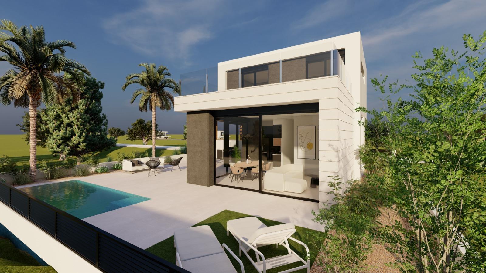 New Build - 3 Bedroom 2 Bathroom Villa in Pilar de La Horadada - Roda Golf  - Alicante