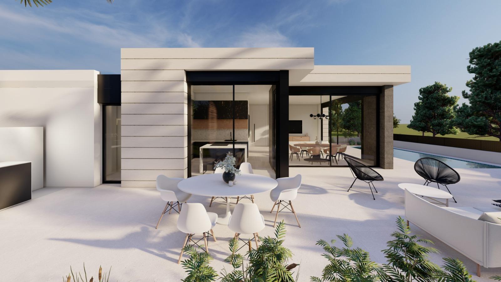 New Build - 3 Bedroom 2 Bathroom Villa in Pilar de La Horadada - Roda Golf  - Alicante