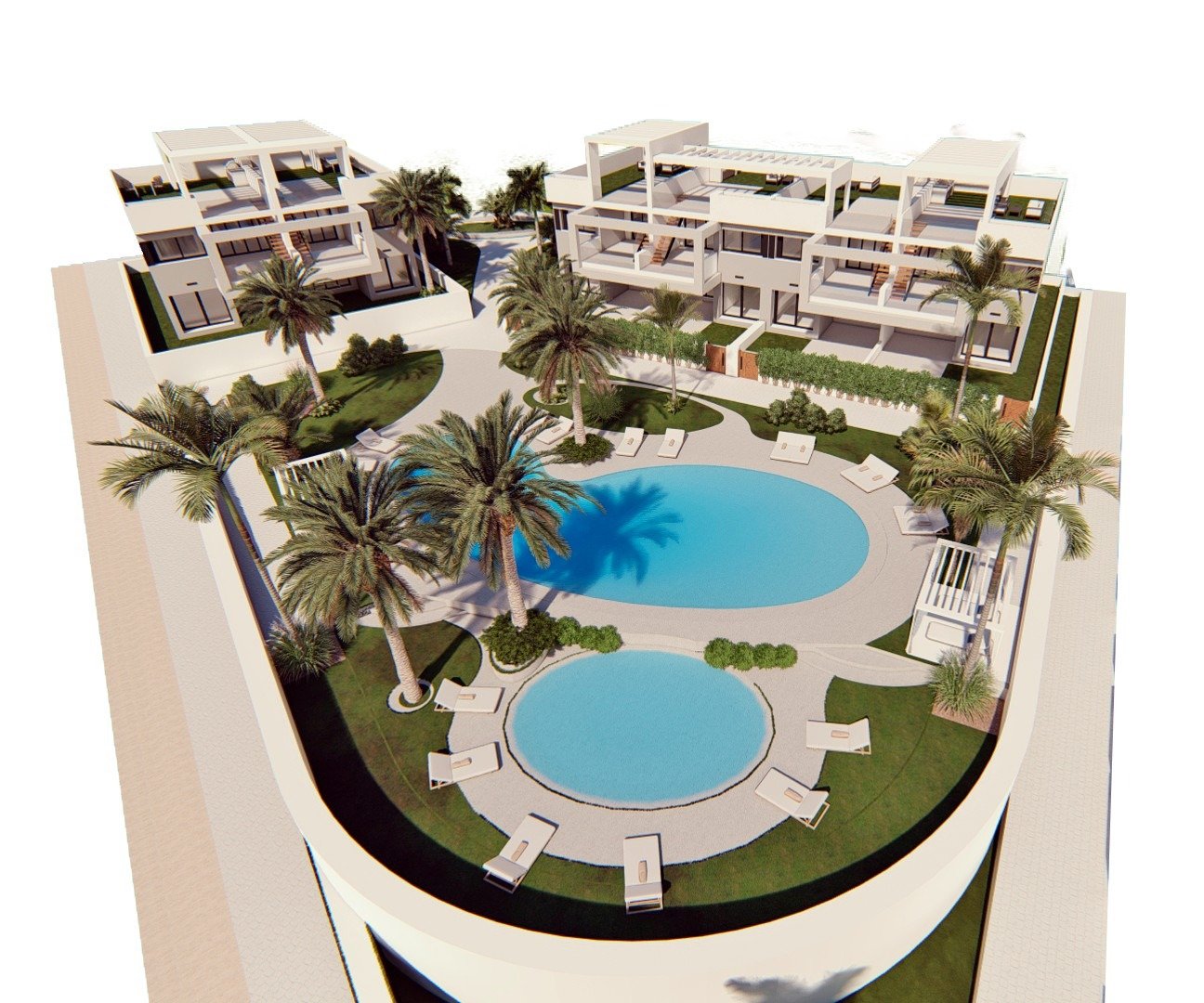 New Build - 2 Bedroom 2 Bathroom Bungalow in Torrevieja - Los Balcones  - Alicante