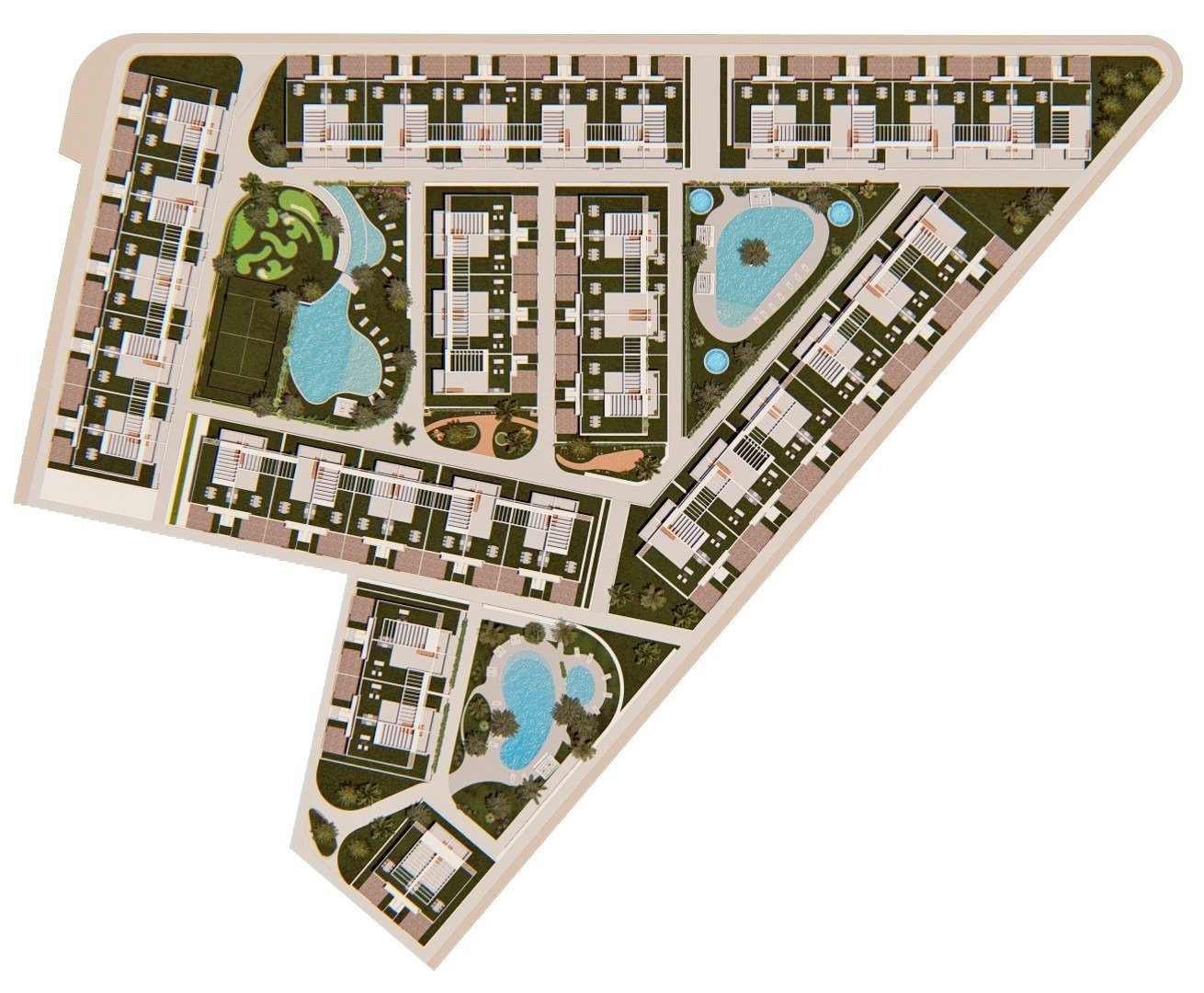 New Build - 2 Bedroom 2 Bathroom Bungalow in Torrevieja - Los Balcones  - Alicante