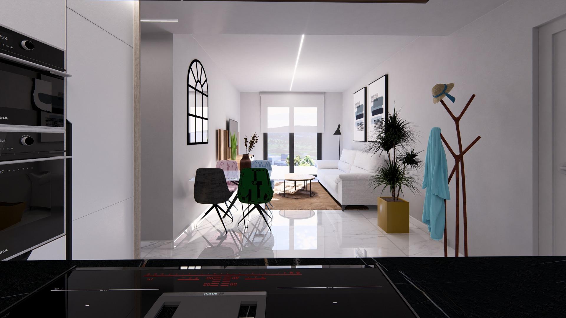 For sale - 2 Bedroom 2 Bathroom Penthouse in Algorfa - La Finca Golf Resort - Alicante