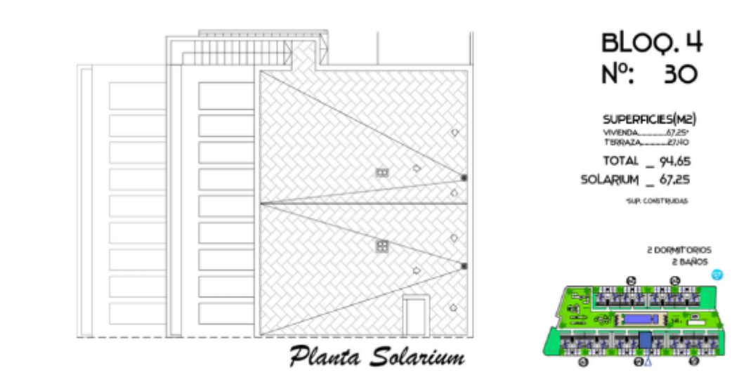 For sale - 2 Bedroom 2 Bathroom Penthouse in Algorfa - La Finca Golf Resort - Alicante