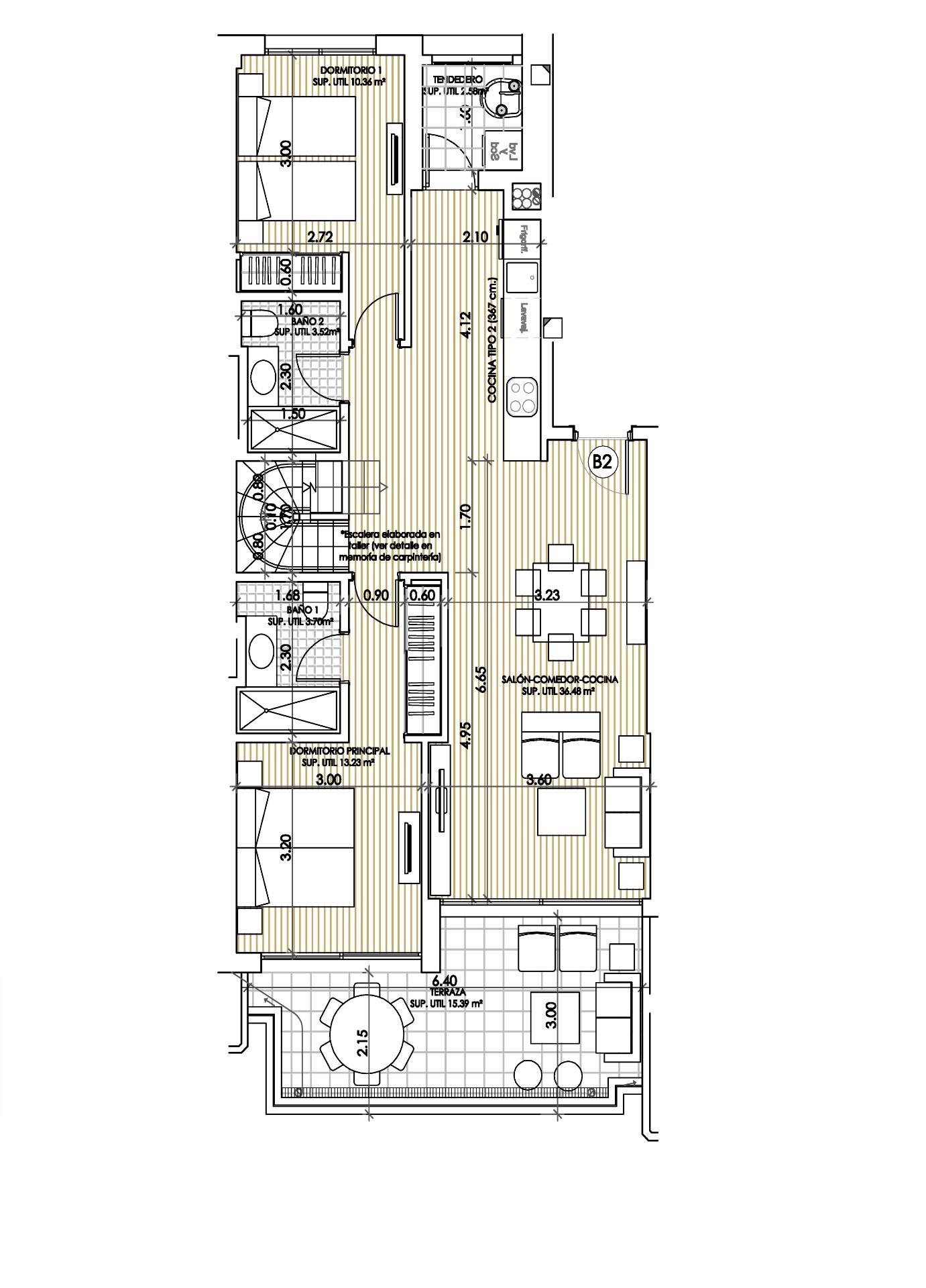 New Build - 2 Bedroom 2 Bathroom Penthouse in Orihuela Costa - Villamartín  - Alicante