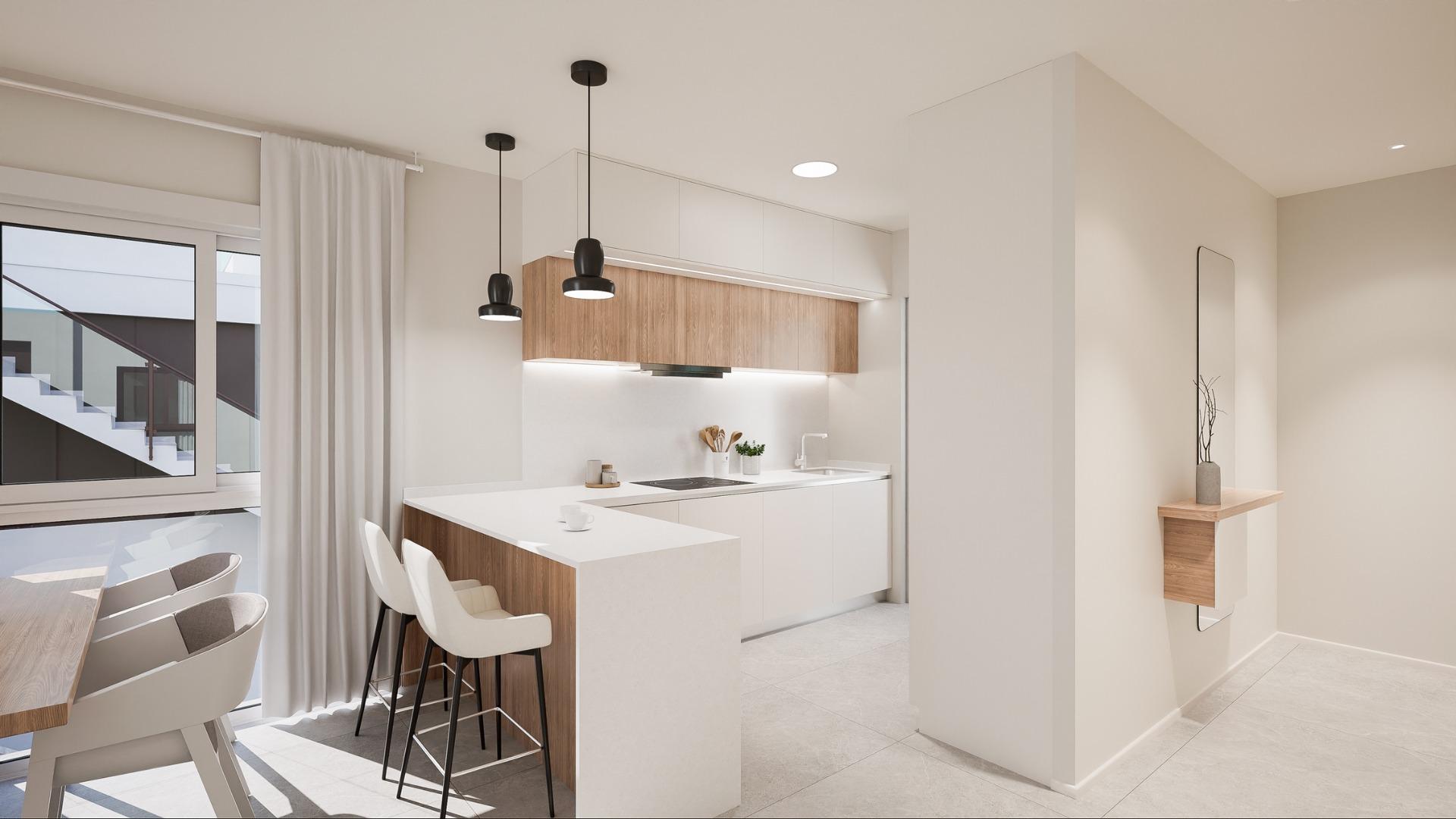 New Build - 3 Bedroom 2 Bathroom Town House in Torre de La Horadada - Torre De La Horadada  - Alicante