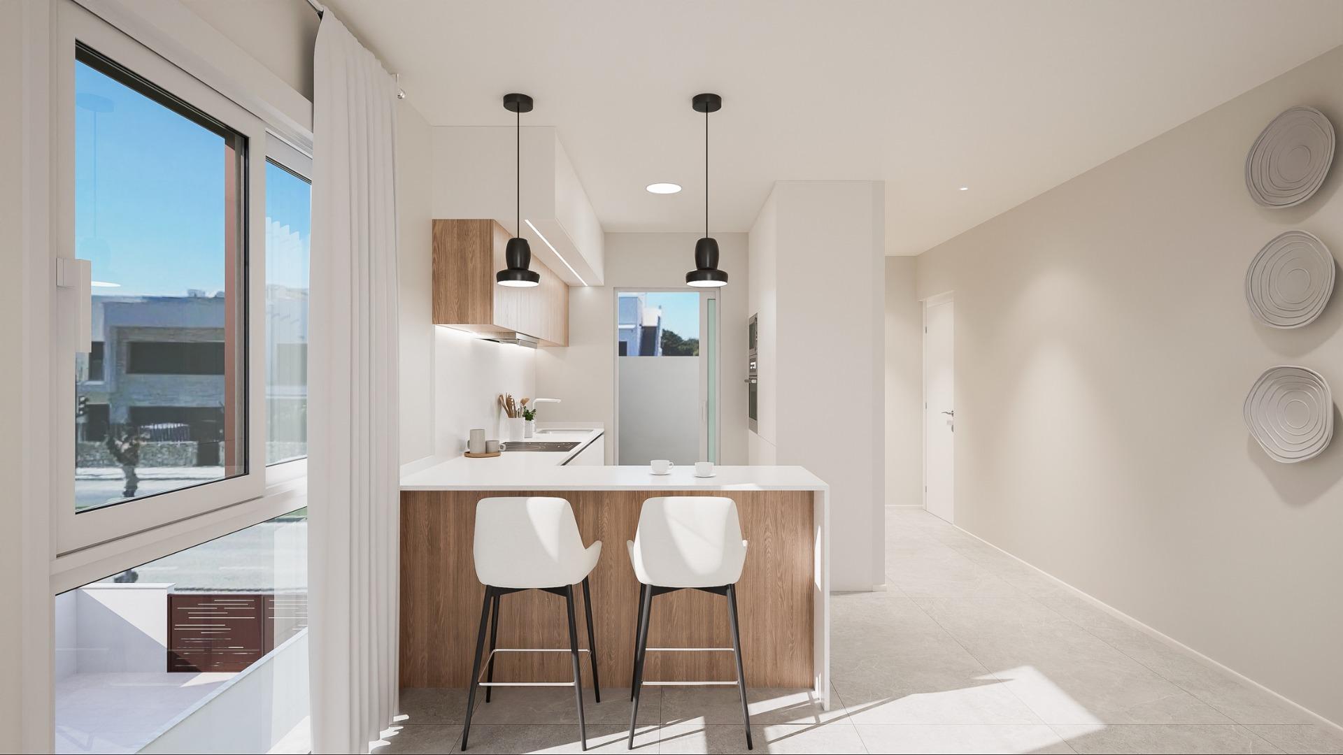 New Build - 3 Bedroom 2 Bathroom Town House in Torre de La Horadada - Torre De La Horadada  - Alicante