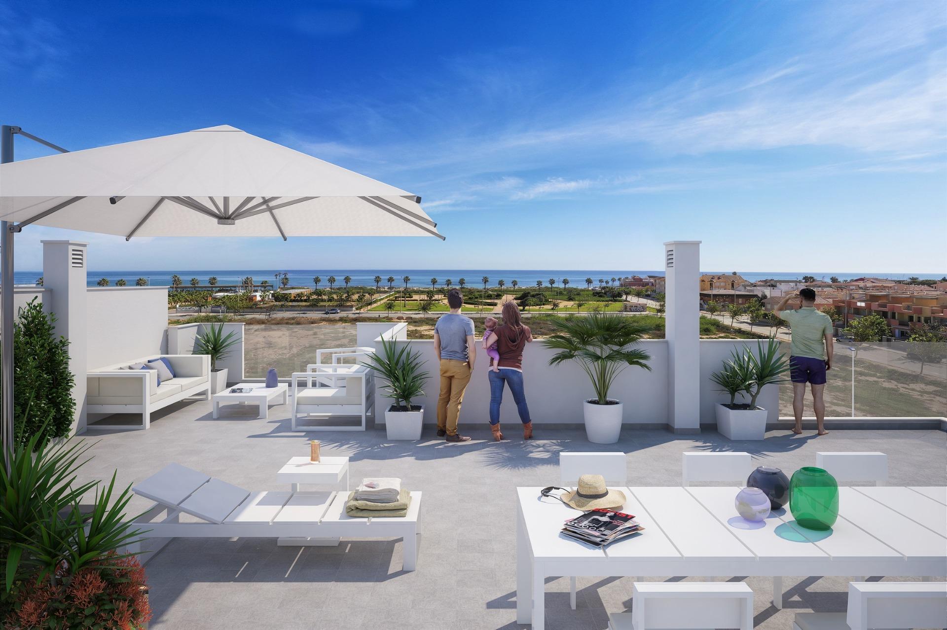 New Build - 3 Bedroom 2 Bathroom Town House in Torre de La Horadada - Torre De La Horadada  - Alicante