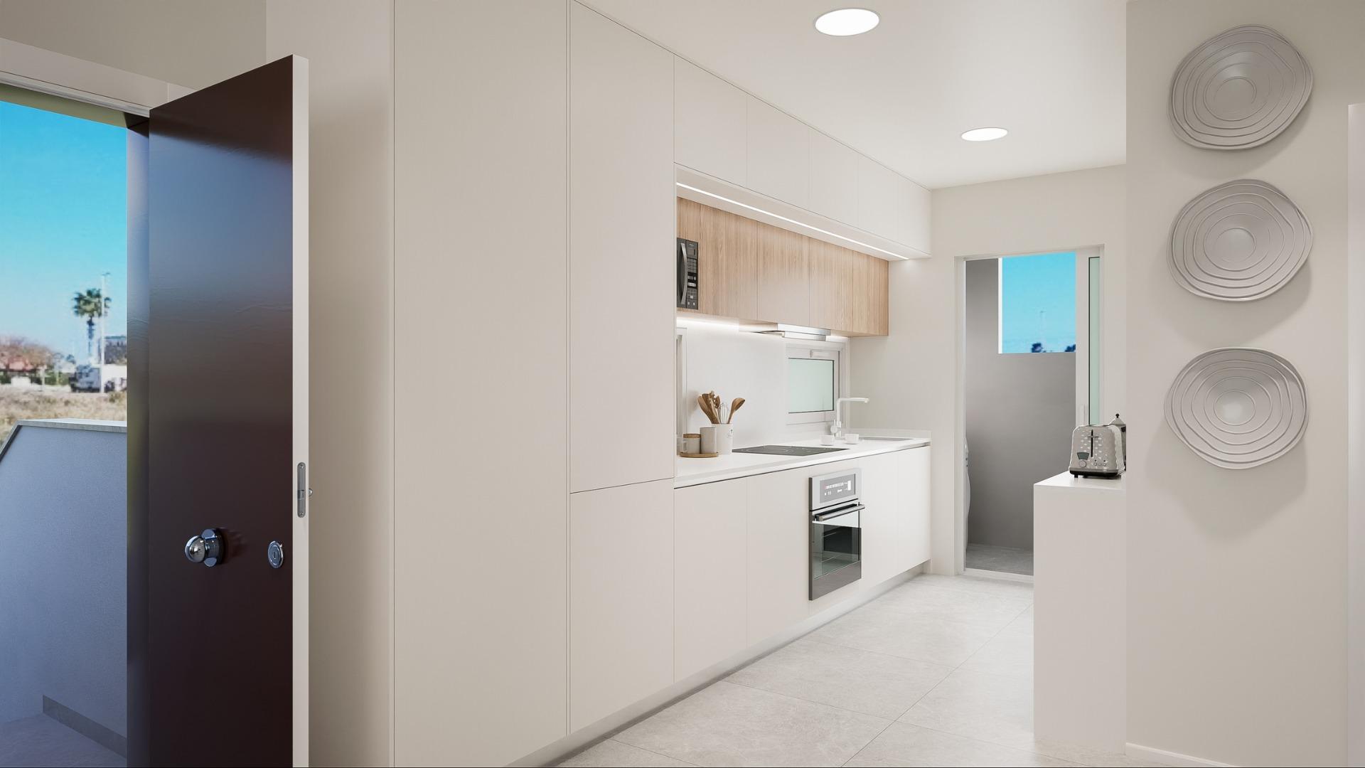 New Build - 3 Bedroom 2 Bathroom Town House in Torre de La Horadada - Torre De La Horadada  - Alicante