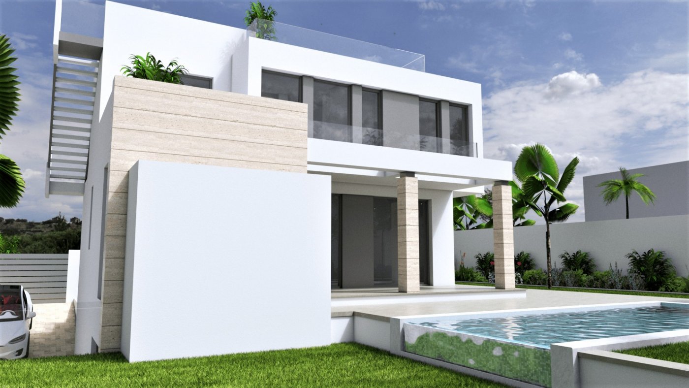 New Build - 3 Bedroom 3 Bathroom Villa in Torrevieja - Aguas Nuevas  - Alicante