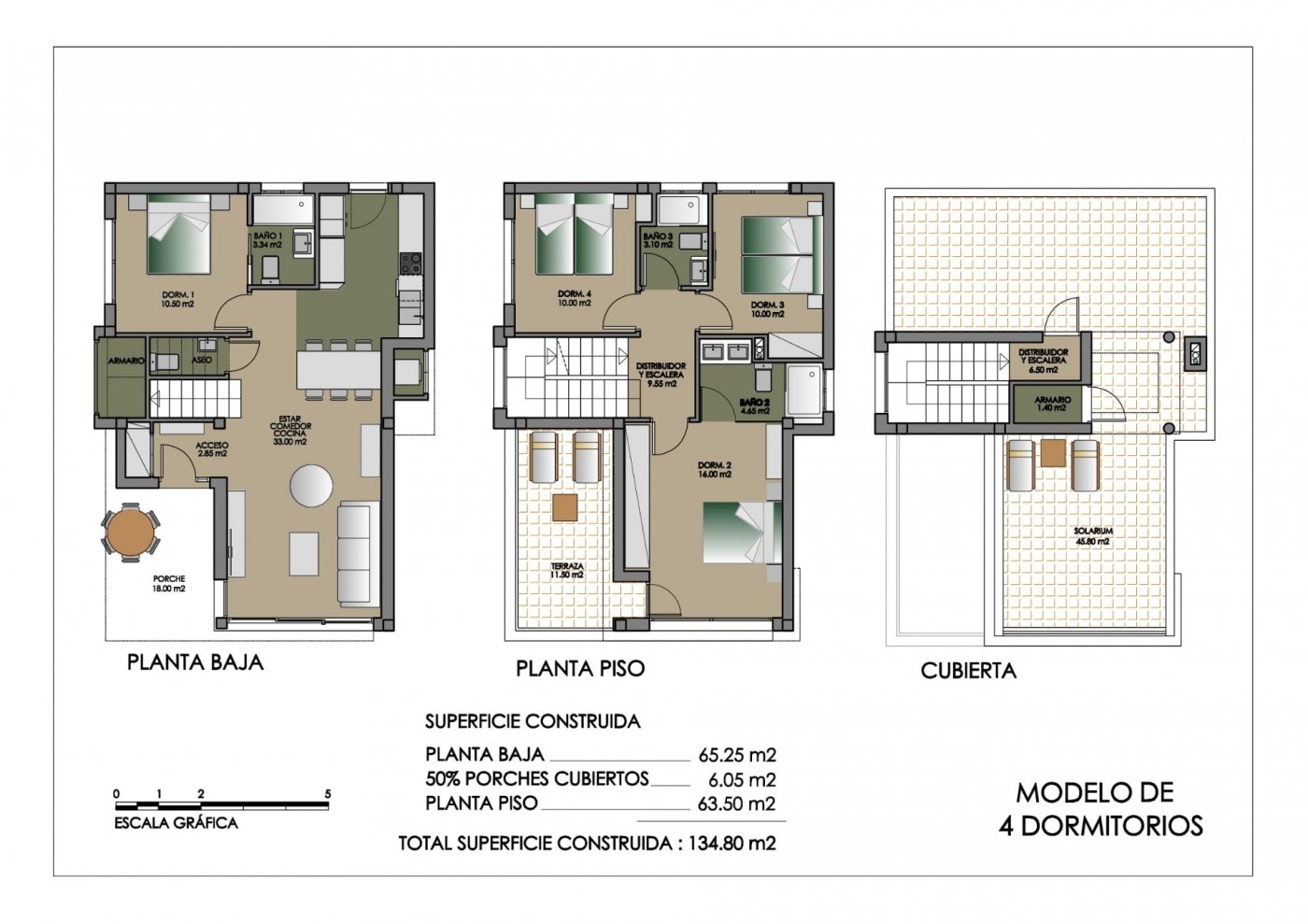 New Build - 4 Bedroom 3 Bathroom Villa in San Miguel de Salinas - Cerro Del Sol  - Alicante