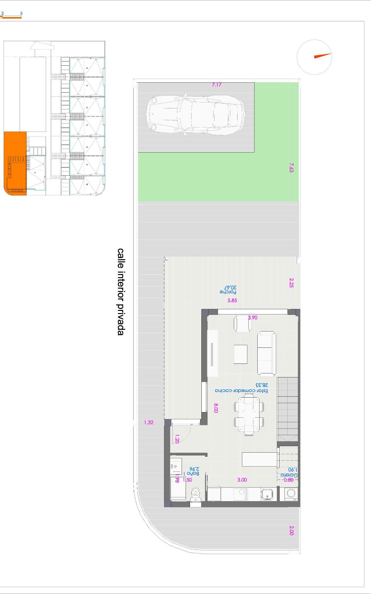 New Build - 3 Bedroom 2 Bathroom Town House in Orihuela Costa - Entre golf  - Alicante